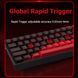 Ігрова механічна клавіатура MADLIONS MAD 60 HE біла RGB 8000 Гц USB Type-C Anti-Ghosting N-Key Rollover 2111394221 фото 9