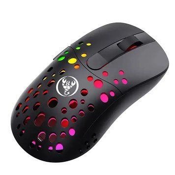 Миша бездротова ігрова HYSJ Т100 E-Sports з акумулятором та підсвічуванням 2.4 gHz 2035185462 фото