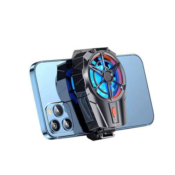 Кулер игровой охлаждение телефона вентилятор для смартфона X52 с RGB подсветкой и аккумулятором на 300 мАч 1975220945 фото