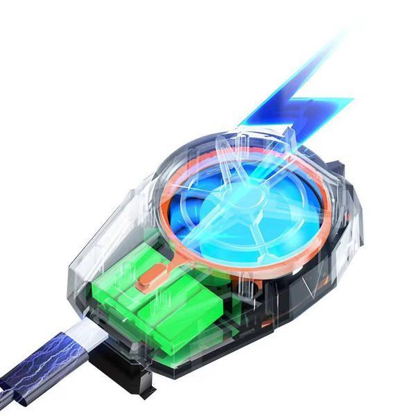 Кулер игровой охлаждение телефона вентилятор для смартфона X52 с RGB подсветкой и аккумулятором на 300 мАч 1975220945 фото