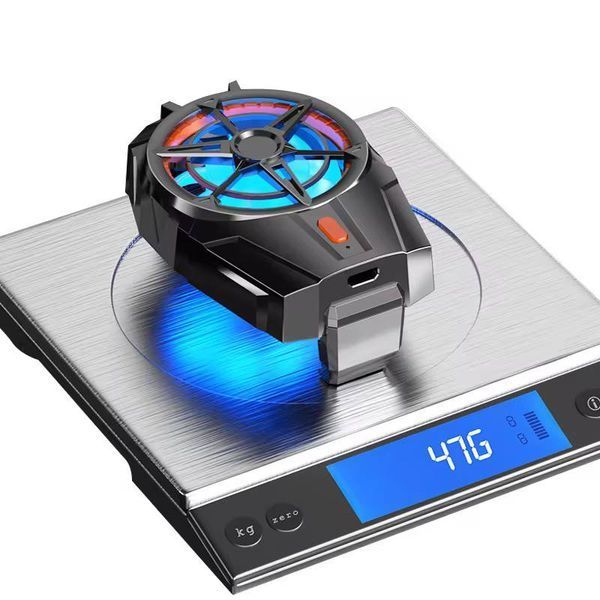 Кулер игровой охлаждение телефона вентилятор для смартфона X52 с RGB подсветкой и аккумулятором на 300 мАч 1975220945 фото