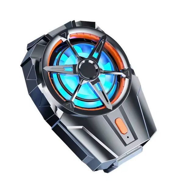 Кулер игровой охлаждение телефона вентилятор для смартфона X52 с RGB подсветкой и аккумулятором на 300 мАч 1975220945 фото