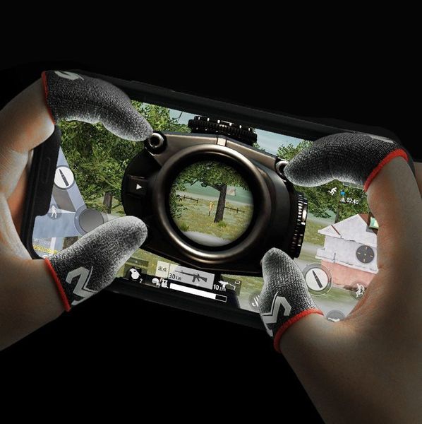 Игровые киберспортивные напальчники Memo Fingertips для игр Pubg mobile, Сall of Duty, Fortnite 2 шт 1570582957 фото