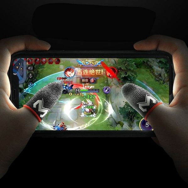 Игровые киберспортивные напальчники Memo Fingertips для игр Pubg mobile, Сall of Duty, Fortnite 2 шт 1570582957 фото