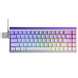 Магнітна ігрова клавіатура AULA HERO 68HE фіолетова Magnetic Switch RGB Type-C 2111394222 фото 1