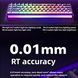Магнітна ігрова клавіатура AULA HERO 68HE фіолетова Magnetic Switch RGB Type-C 2111394222 фото 8