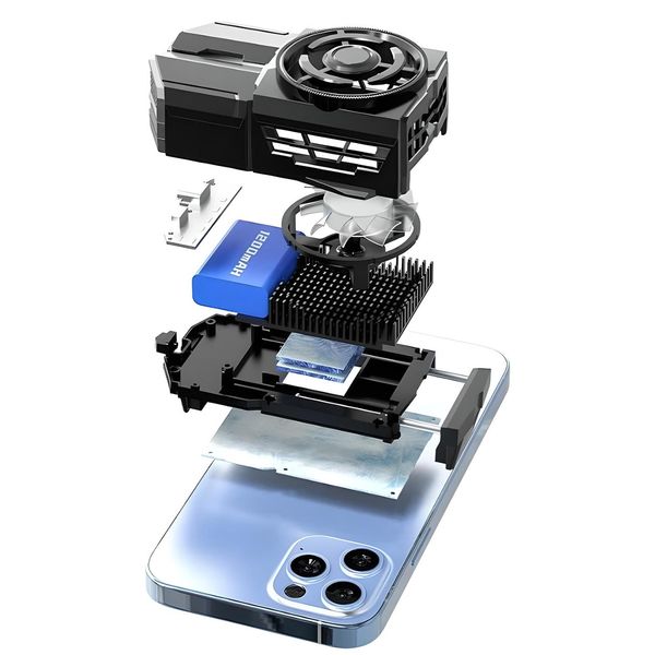 Напівпровідниковий радіатор-вентилятор із батареєю 1200 mAh (кулер) для смартфона MEMO DL-A5 PUBG Mobile 1925125104 фото