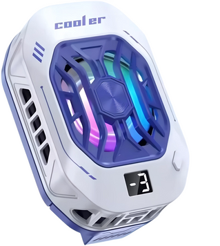 Кулер для смартфона F25 білий швидке охолодження до 0&deg;C з температурним дисплеєм 1977625220 фото