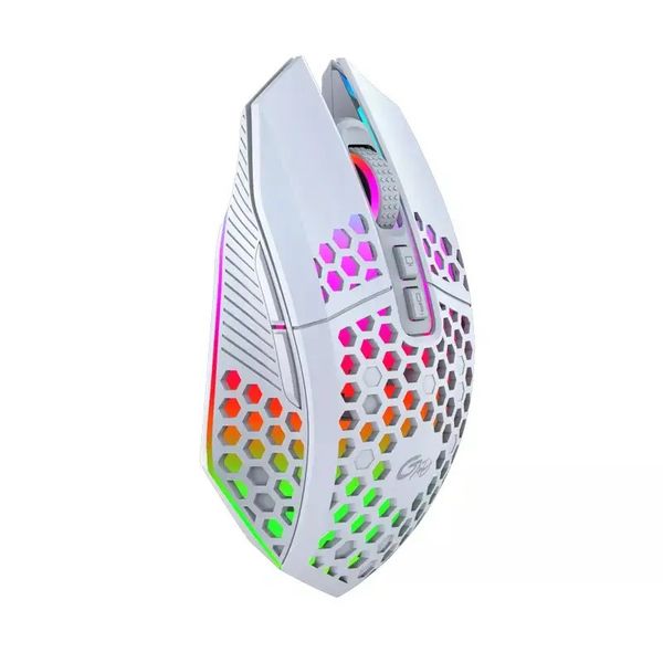 Миша бездротова ігрова Sundy X801 White з підсвічуванням 2035185448 фото