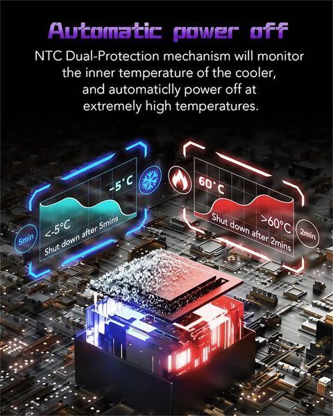 Кулер охолодження телефону Black Shark Funcooler 3 Pro BR31 з Пельтьє вентилятор смартфона iphone android 1977625208 фото