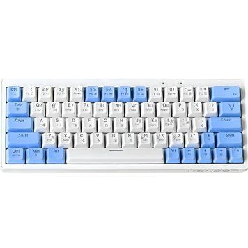 Бездротова ігрова механічна клавіатура Kondor Starlight PRO блакитна Hot-Swap RGB Type-C Bluetooth  2111394224 фото