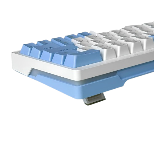 Бездротова ігрова механічна клавіатура Kondor Starlight PRO блакитна Hot-Swap RGB Type-C Bluetooth  2111394224 фото
