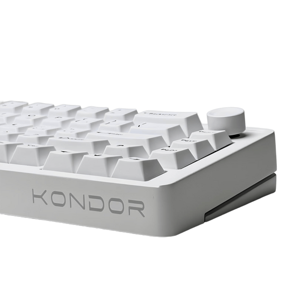 Бездротова механічна ігрова клавіатура Kondor Moonlight PRIME біла Citrus Grape Switch Hot-Swap RGB Roller Type-C Bluetooth Gasket PBT 2111394227 фото