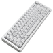 Бездротова механічна ігрова клавіатура Kondor Moonlight PRIME біла Citrus Grape Switch Hot-Swap RGB Roller Type-C Bluetooth Gasket PBT 2111394227 фото 2
