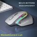 Миша бездротова, безшумна ігрова Gamous M10 White з акумулятором та підсвічуванням 2.4 gHz+Bluetooth 2035185460 фото 6