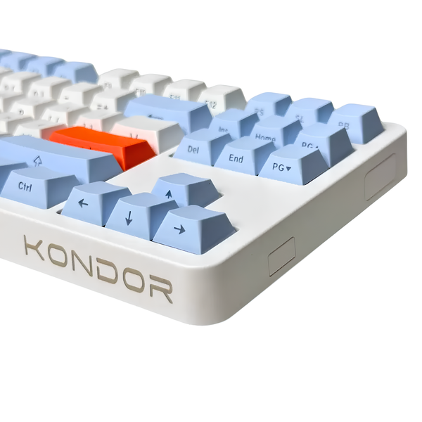 Механическая игровая клавиатура Kondor Orion Classic белая TKL Hot-Swap Type-C Anti-Ghosting N-Key 2111394229 фото