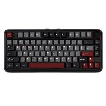 Бездротова механічна клавіатура MechLands Vibe75 V2 чорна 75% RGB Hot-Swap з дисплеєм Bluetooth 2111394217 фото