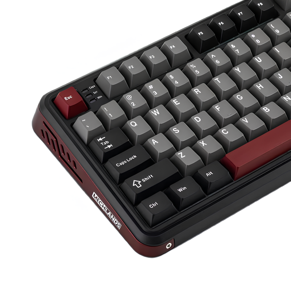 Беспроводная механическая клавиатура MechLands Vibe75 V2 чёрная 75% RGB Hot-Swap с дисплеем Bluetooth 2111394217 фото