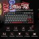 Беспроводная механическая клавиатура MechLands Vibe75 V2 чёрная 75% RGB Hot-Swap с дисплеем Bluetooth 2111394217 фото 7