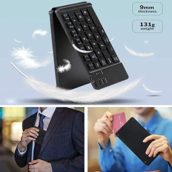 Беспроводная складная Bluetooth клавиатура Sundy Gforse IQ – 71 2111394219 фото