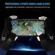 Игровые перчатки Sarafox G01 для игр на телефоне и планшете на 2 пальца черные с синим манжетом &ndash; 2 шт 1165731511 фото 8